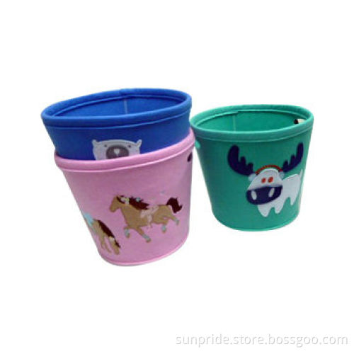 Nonwoven/Lovely Baskets for Home Package, Eco-friendly and Non-toxic, Elegant Look for Storage